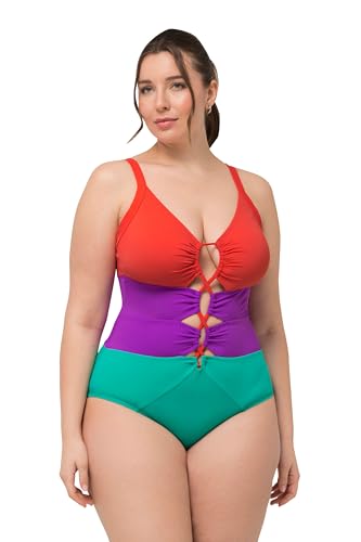 Ulla Popken, Ladies Plus Sizes Lisa Colourblock Swimsuit... - Sports & Fitness Amazon UK à 12.55€