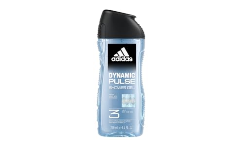 adidas Dynamic Pulse Gel douche 3 en 1 pour homme, 250 ml - Beauté & Parfums Amazon France à 4.99€