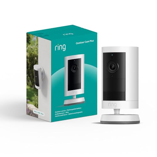 Ring Outdoor Camera Plus (newest gen) Battery | Wide-Angle... - Maison & Cuisine en promo à 54.99€