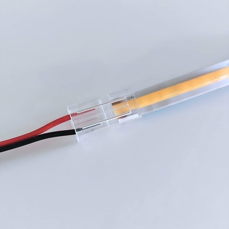 SILAMP Connecteur Simple pour Ruban LED COB 8mm IP44 - Maison & Cuisine Amazon France à 0.79€