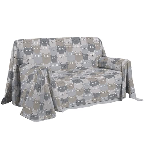PENSIERI DELICATI Telo Copridivano 250 x 290 cm Made in... - Animalerie en promo à 33.35€