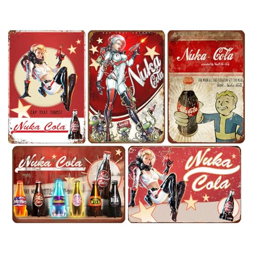 Bugana Nuka Cola Metallschild, Bar-Poster, lustige... - Maison & Cuisine en promo à 20.50€