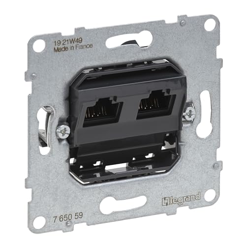 LEGRAND, SEANO Datendose 2 x RJ45, Einsatz, Kat. 5e, UTP... - High-Tech & Électronique Amazon Allemagne à 5.86€