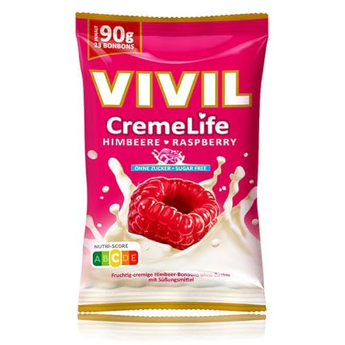 VIVIL Creme Life Himbeere, 1 Beutel, fruchtige Sahnebonbons... - High-Tech & Électronique Amazon Allemagne à 1.89€