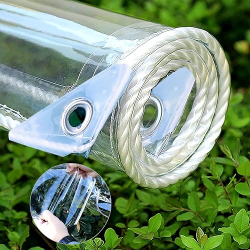 LCYFBE Transparent Tarpaulin,Heavy Duty Waterproof PVC... - Jardin & Extérieur Amazon Royaume-Uni à 121.99€