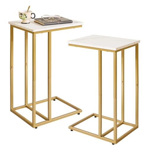 Aibiju Table Dappoint Salon, Lot de 2, C Form Table... - Maison & Cuisine en promo à 59.99€