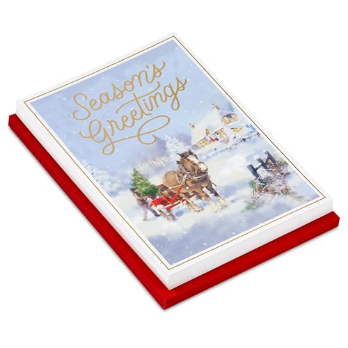Hallmark Cartoline di Natale in scatola, auguri stagionali... - Maison & Cuisine Amazon Italie à 7.17€