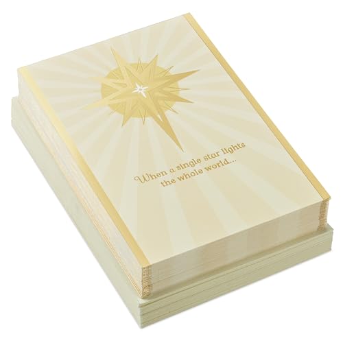 Hallmark Cartes de Noël religieuses en boîte, étoile en... - Auto & Moto Amazon France à 12.66€