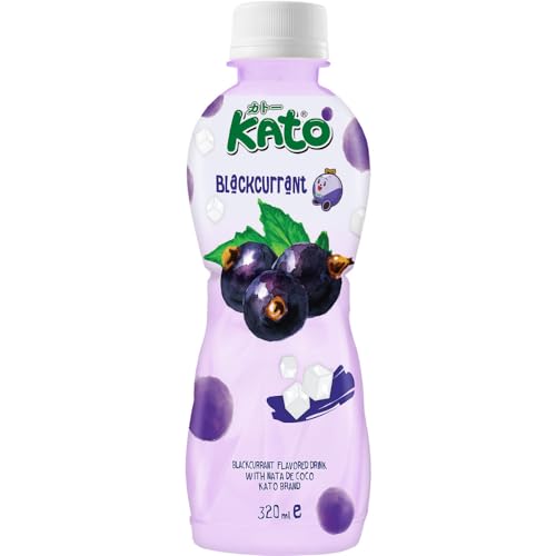 KATO - Jus de Cassis avec Nata de Coco - 1 X 320 ML en promo à 1,39€ (-53%) sur Amazon FR