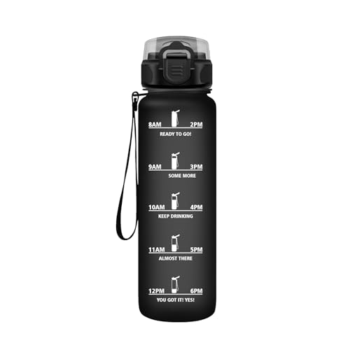 HoneyHolly Botella Agua, Motivacional 1 Litro, Cantimplora... - Sports & Fitness en promo à 7.13€