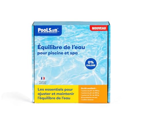 BSI - PooLSan - Kit Equilibre De l'eau - pour l'Equilibre... - Sports & Fitness Amazon France à 37.52€