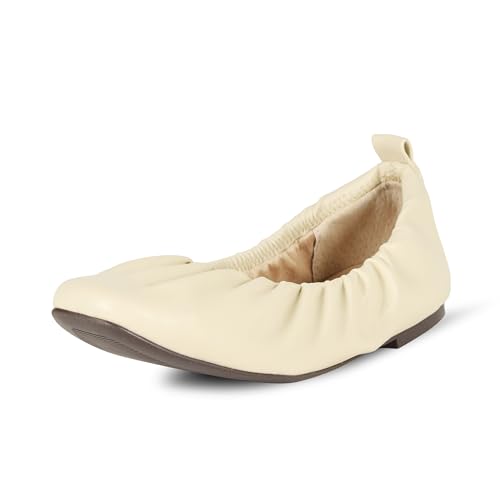 The Drop Paige Scrunch Ballet Flat Ballerinas, Creme, 37 EU - Sports & Fitness Amazon Allemagne à 14.54€