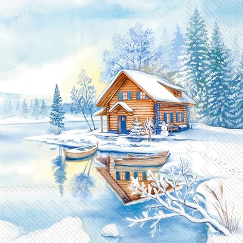 IHR Ideal Home Range Party Napkins Disposable 3-Ply Paper... - Maison & Cuisine Amazon Royaume-Uni à 3.30€