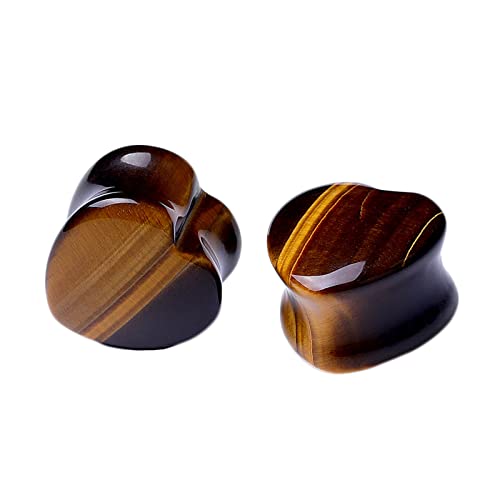 Bcughia Pendientes de túnel de piedra de 6 mm para túnel... - Bijoux & Montres en promo à 10.38€