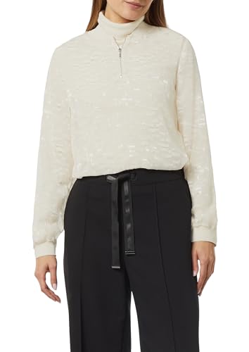 Comma Transparente Jacquard-Bluse mit Zip-Ausschnitt - Amazon Allemagne à 11.24€