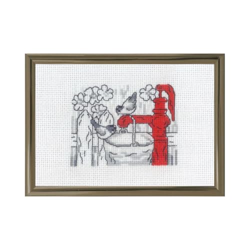 Permin Kit de broderie au point de croix Motif poteau d'eau - Maison & Cuisine en promo à 14.00€
