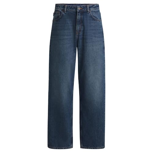 HUGO Leni_B Pantalones Vaqueros, Medium Blue, 32W / 30L De... - Maison & Cuisine Amazon Espagne à 49.06€