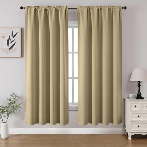 CUCRAF Blackout Curtains Room Darkening Window Curtain... - Maison & Cuisine en promo à 11.90€