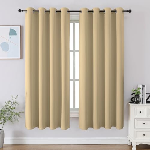 CUCRAF Verdunkelungsvorhänge, 137,2 cm Länge, 2 Paneele... - Maison & Cuisine Amazon Allemagne à 8.03€