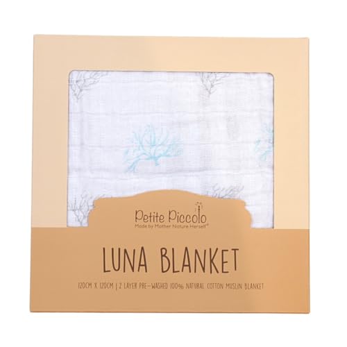 Petite Piccolo The Luna Blanket, Super Soft, 100% Muslin... - Baby & Nursery Amazon UK à 9.28€
