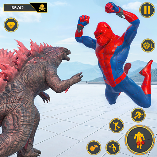 Real Spider Gorilla Attack Superhero Spider Fighting Games... - Video Games & Consoles en promo à 3.69€