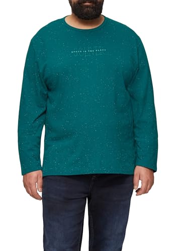 s.Oliver Meliertes Longsleeve aus Jersey mit Logo-Print - Mode & Vêtements Amazon Allemagne à 11.74€