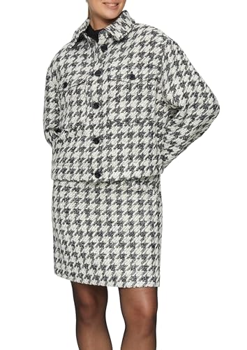 s.Oliver Gemusterte Bouclé-Jacke - Deal du jour à 31.53€