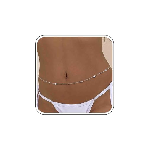 Boho Catena Di Cristallo Vita Argento Pancia Cintura... - Bijoux & Montres en promo à 2.99€