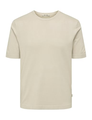 ONLY & SONS ONSWYLER Life REG 14 SS Knit, Forro Plateado., L - Fashion & Clothing Amazon Spain à 19.35€