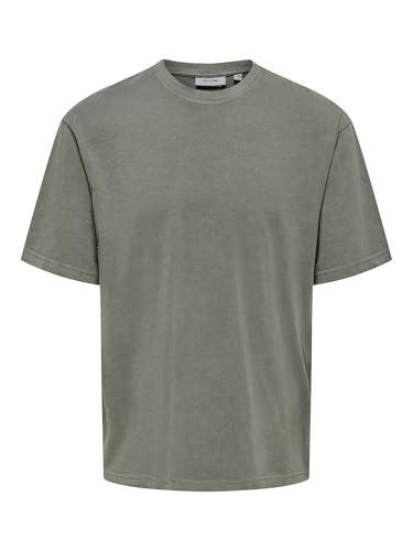 ONSDISTRESS RLX SS tee, Castor Gray., L - Amazon Espagne à 15.47€