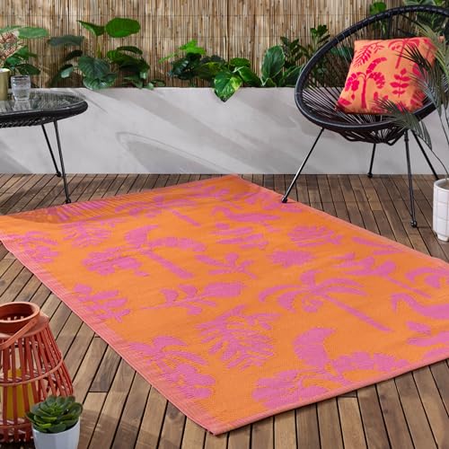 furn. Marula Teppich – Innen/Außen Gewebt Botanisch... - Maison & Cuisine Amazon Allemagne à 23.20€
