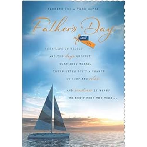 Carte de fête des pères « Wishing You a Very Happy Father's... - Auto & Moto Amazon France à 3.87€
