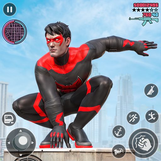 Spider Fighting : Rope Hero City Gangster Games 2025 - Jouets & Jeux Amazon France à 4.39€