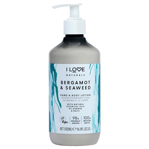 I LOVE Naturals Handlotion mit Bergamotte und Seetang... - Beauté & Parfums Amazon Allemagne à 14.47€