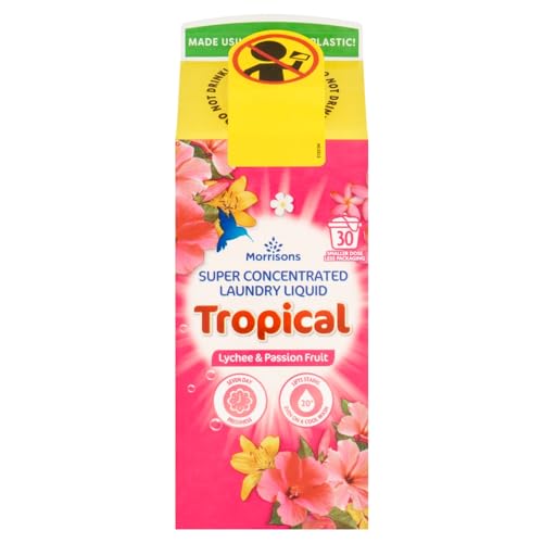 Morrisons Tropical Lychee & Passion Super Concentrated... - Épicerie Amazon Royaume-Uni à 2.50€