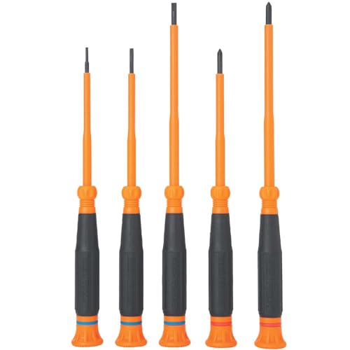 Klein Tools 85615INS Mini Precision Screwdriver Set, 1000V... - Bricolage & Outils en promo à 30.19€