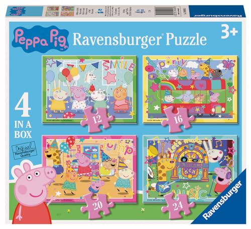 Ravensburger Ravensburger Puzzle Peppa Pig Lot de 4 Puzzles... en promo à 13,55€ (-35%) sur Amazon FR