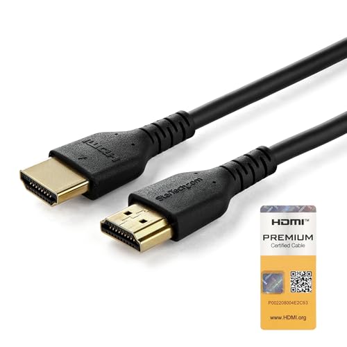 StarTech.com 5ft (1.5m) Slim HDMI 2.0 Cable, Flexible... - High-Tech & Électronique Amazon Royaume-Uni à 12.05€