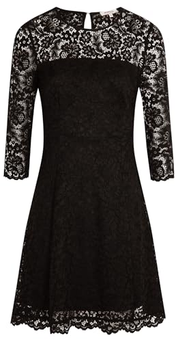 Morgan Abito Corto con Schiena in Pizzo, Noir, 42 - Animalerie Amazon Italie à 21.64€