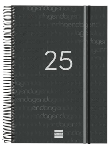 Finocam Spiralkalender 2025, 1 Tag pro Seite, Januar 2025... - Maison & Cuisine en promo à 6.52€