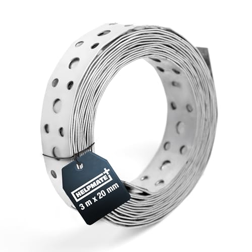 HELPMATE – Lochband 3,0 m Länge – Stahl sendzimirverzinkt –... - Bricolage & Outils Amazon Allemagne à 6.89€