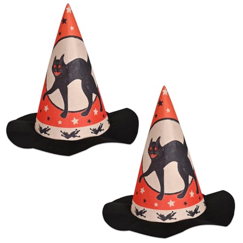 Beistle Lot de 2 chapeaux vintage en feutre pour Halloween... - Jouets & Jeux Amazon France à 13.05€