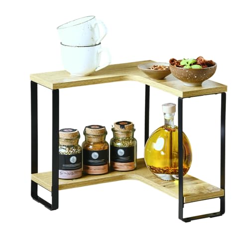 Kesper | Étagère d'angle de Cuisine à 2 Niveaux, matériau:... - Maison & Cuisine Amazon France à 18.81€