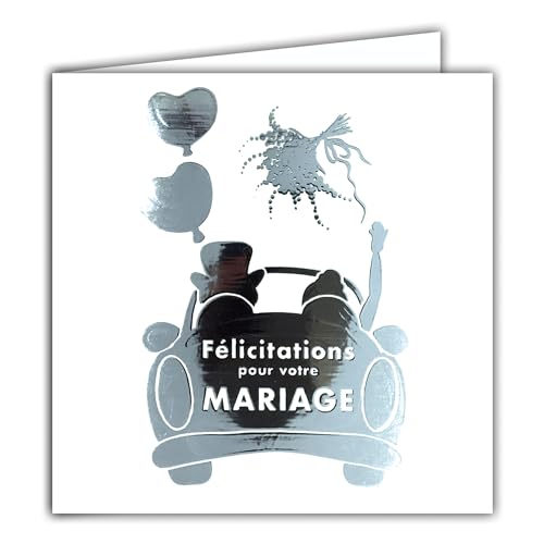 AFIE 22241 Tarjeta cuadrada Felicitaciones para su boda... - High-Tech & Électronique Amazon Espagne à 7.06€