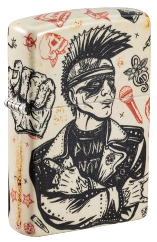 Zippo Accendino tempesta – Punk Rock, 540°, Color Image –... - Auto & Motorcycle Amazon Italy à 36.87€
