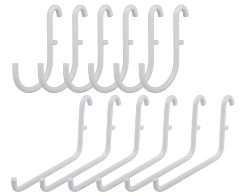 coiyie Lot de 12 crochets pour panneau perforé compatibles... - Fournitures Bureau Amazon France à 13.57€