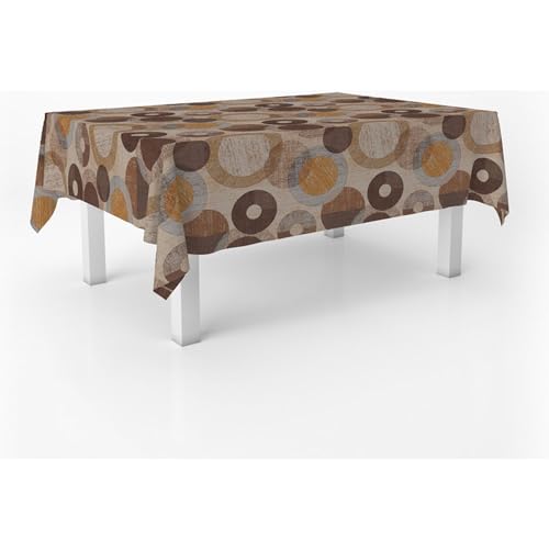 ECOMMERC3 Fleckabweisende Tischdecke für runden Tisch... - Home & Kitchen Amazon Germany à 5.88€