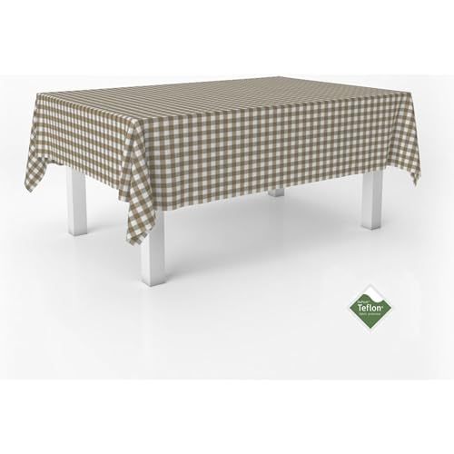 ECOMMERC3 Fleckabweisende Tischdecke für rechteckigen... - Maison & Cuisine Amazon Allemagne à 10.19€