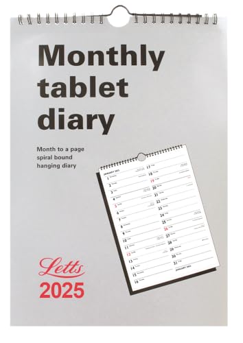 Letts of London 2025 Monthly Tablet Diary 2025 - High-Tech & Électronique Amazon Royaume-Uni à 3.00€