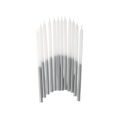 Talking Tables Lot de 12 bougies d'anniversaire blanches et... - Maison & Cuisine Amazon France à 3.27€